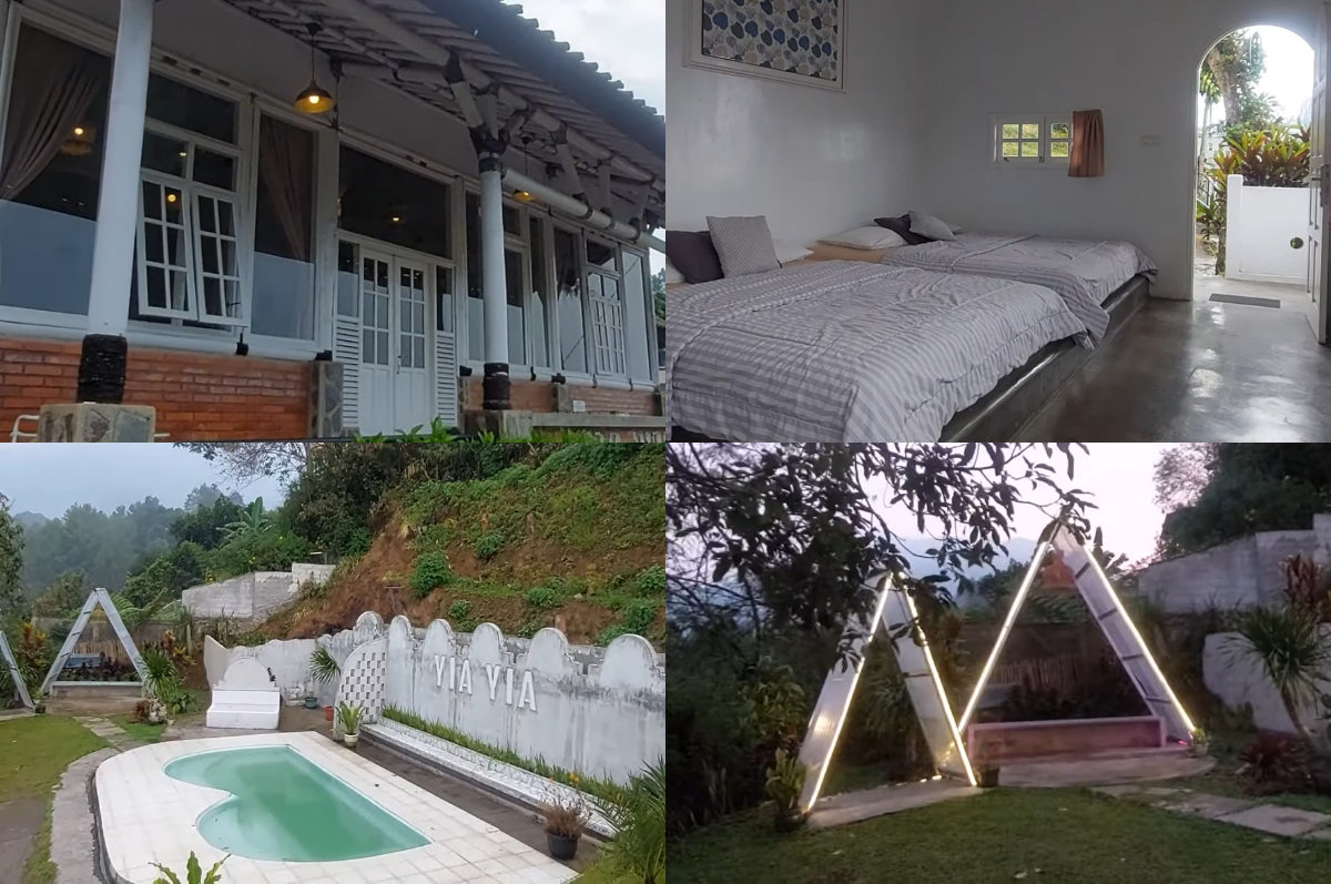 Villa Yia Yia, destinasi staycation instagramable di Bogor.