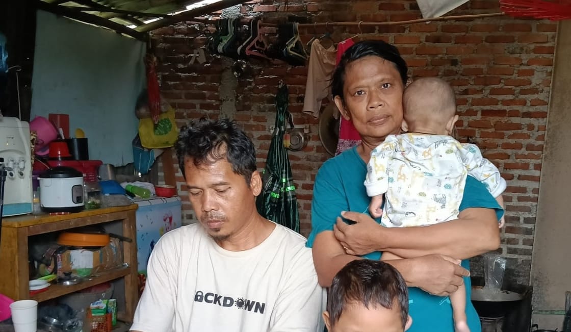 Bayi kekurangan gizi di Bogor yang diasuh neneknya.