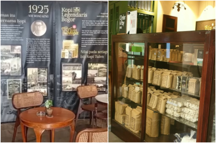 Kopi Bah Sipit, kopi legendaris di Kota Bogor yang terletak di Jalan Empang dan sudah ada sejak 1925.