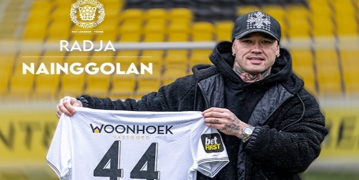 Radja Nainggolan saat resmi memperkuat    KSC Lokeren-Temse