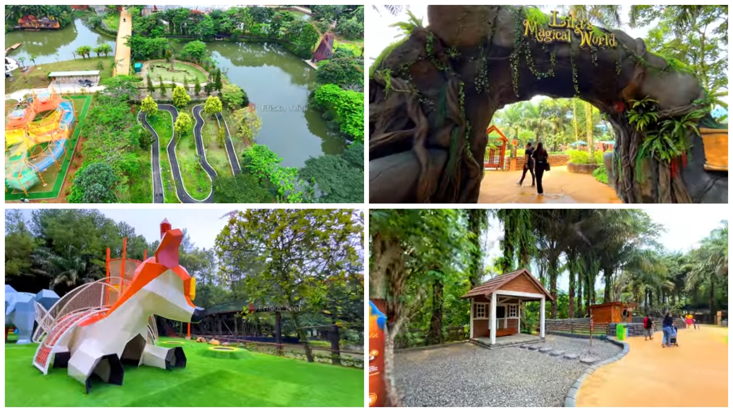 Destinasi wisata di Enchanting Valley daerah kawasan Taman Safari Bogor.