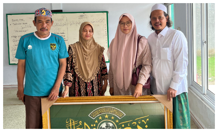 Anggota DPRD Kota Bogor, Ahmad Aswandi saat melakukan silaturahmi dengan para alim ulama dan ustaz di Kecamatan Tanah Sareal.