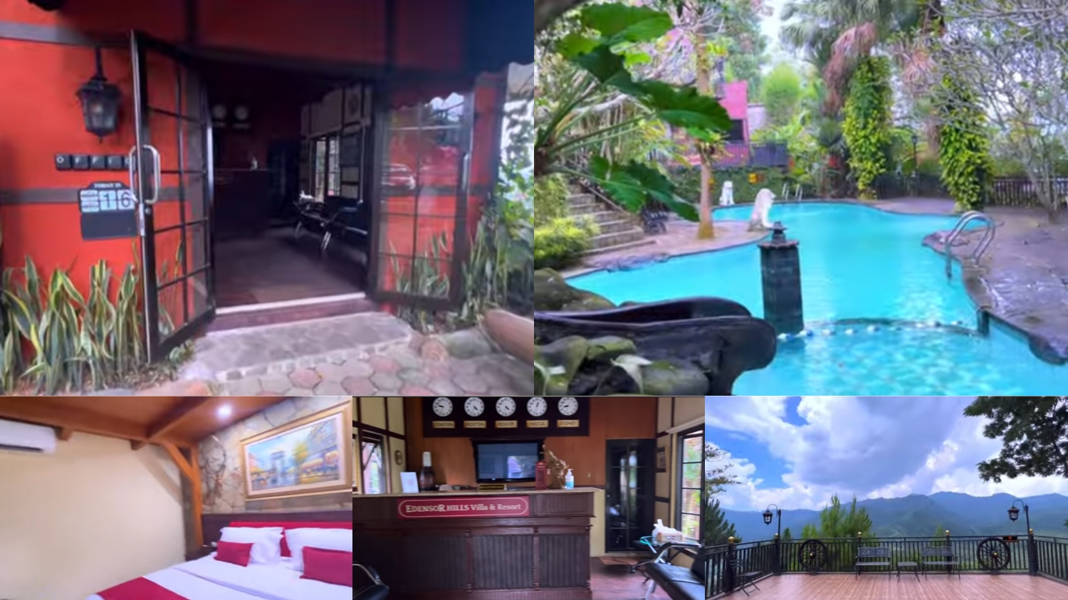 Edensor Hills Villa penginapan murah meriah di Bogor.