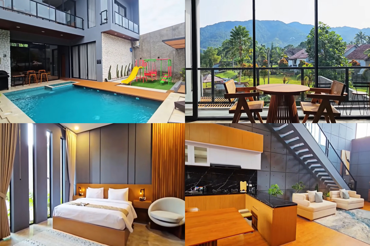 Staycation mewah dan nyaman di Villa Camilia Puncak.