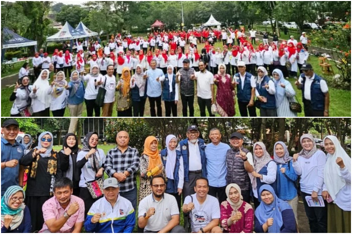 Beberapa aktivitas yang dilakukan Lansia di Taman Lansia Kota Bogor.