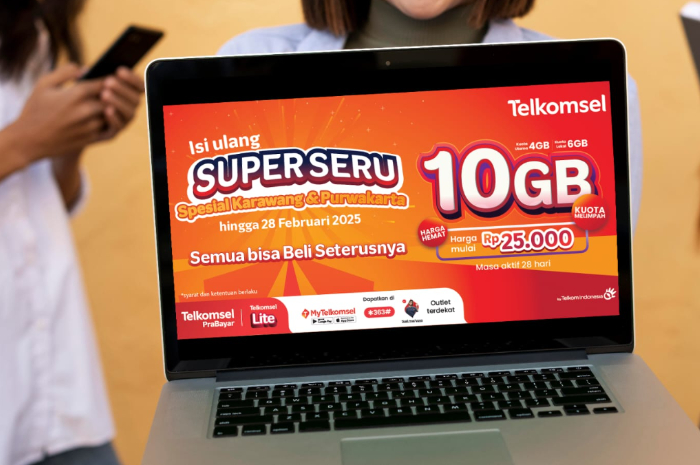 Paket Internet Super Seru yang dihadirkan Telkomsel.