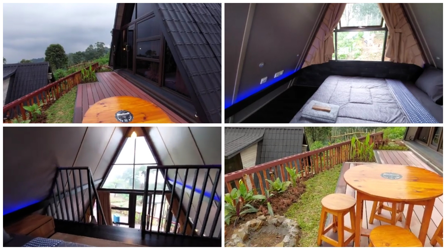 Pilihan menginap suasana alam di Nebula Glamping Bogor.