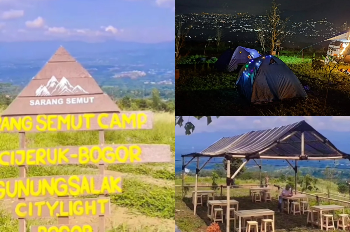 Sarang Semut Camping Ground di Cijeruk.