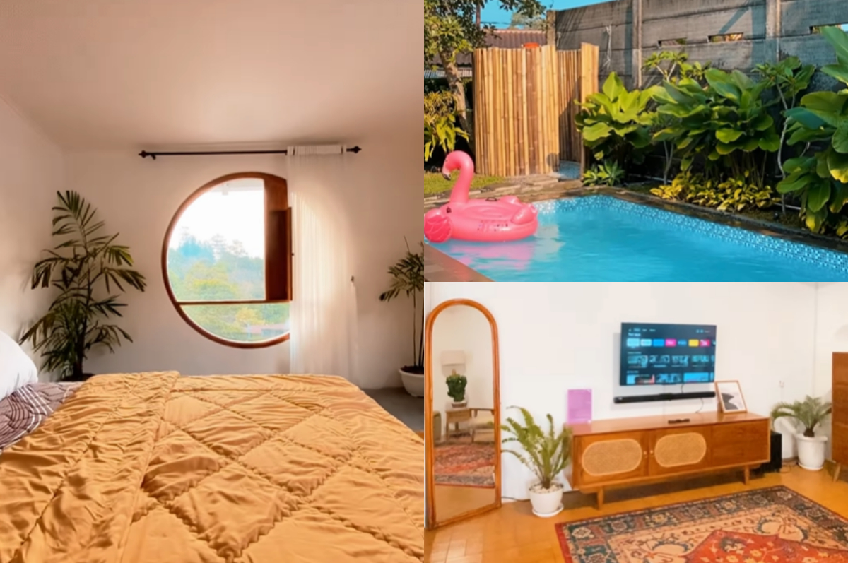 Staycation estetik di Villa Delara Puncak.