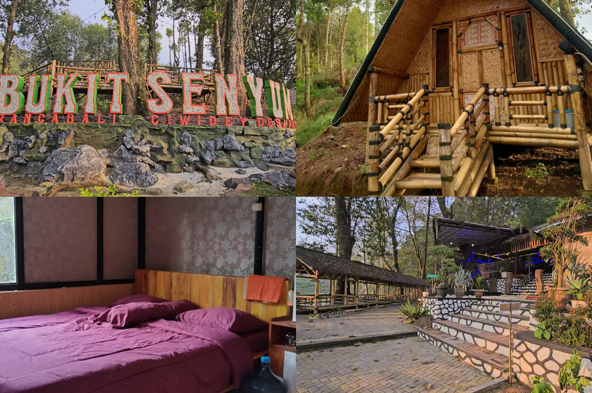 Staycation seru dan nyaman di Bukit Senyum Ciwidey.