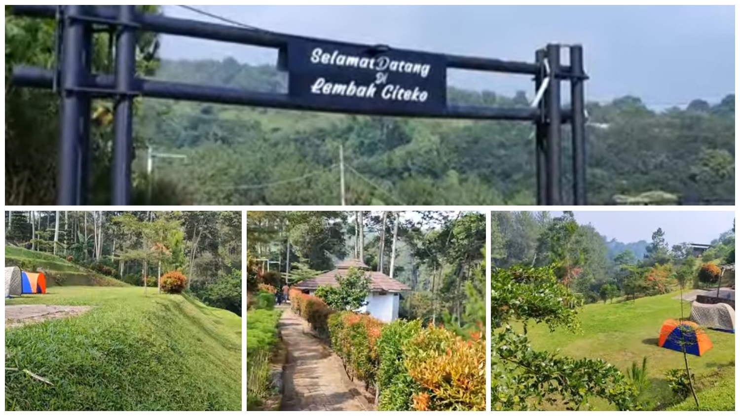 Lembah Citeko Camping Ground tempat camping alam terbaik di Bogor.