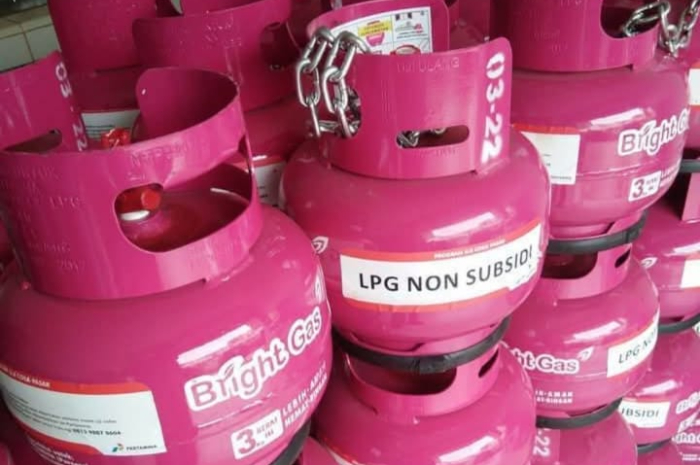 Bright gas ukuran 3 kg beredar di media sosial.