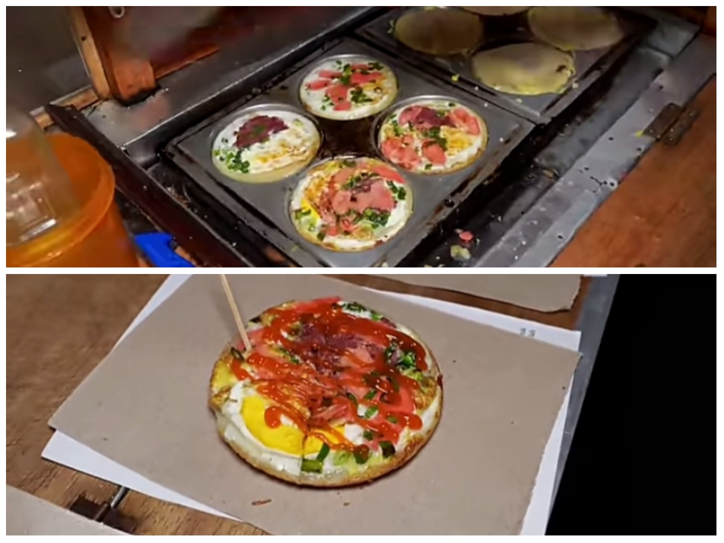Tampilan Street Food Martabak Telur Mini Resto.