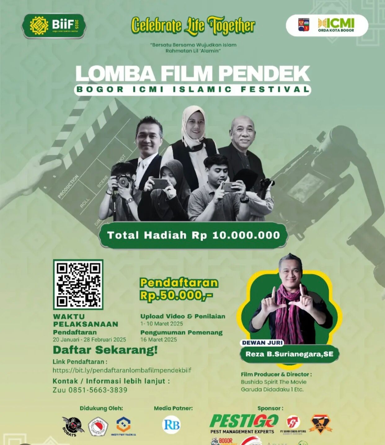 Lomba Short Movie Siap Meriahkan BIIF 2025, ICMI Sebut 10 Karya Terbaik Bakal Dijadikan Film Ciamik