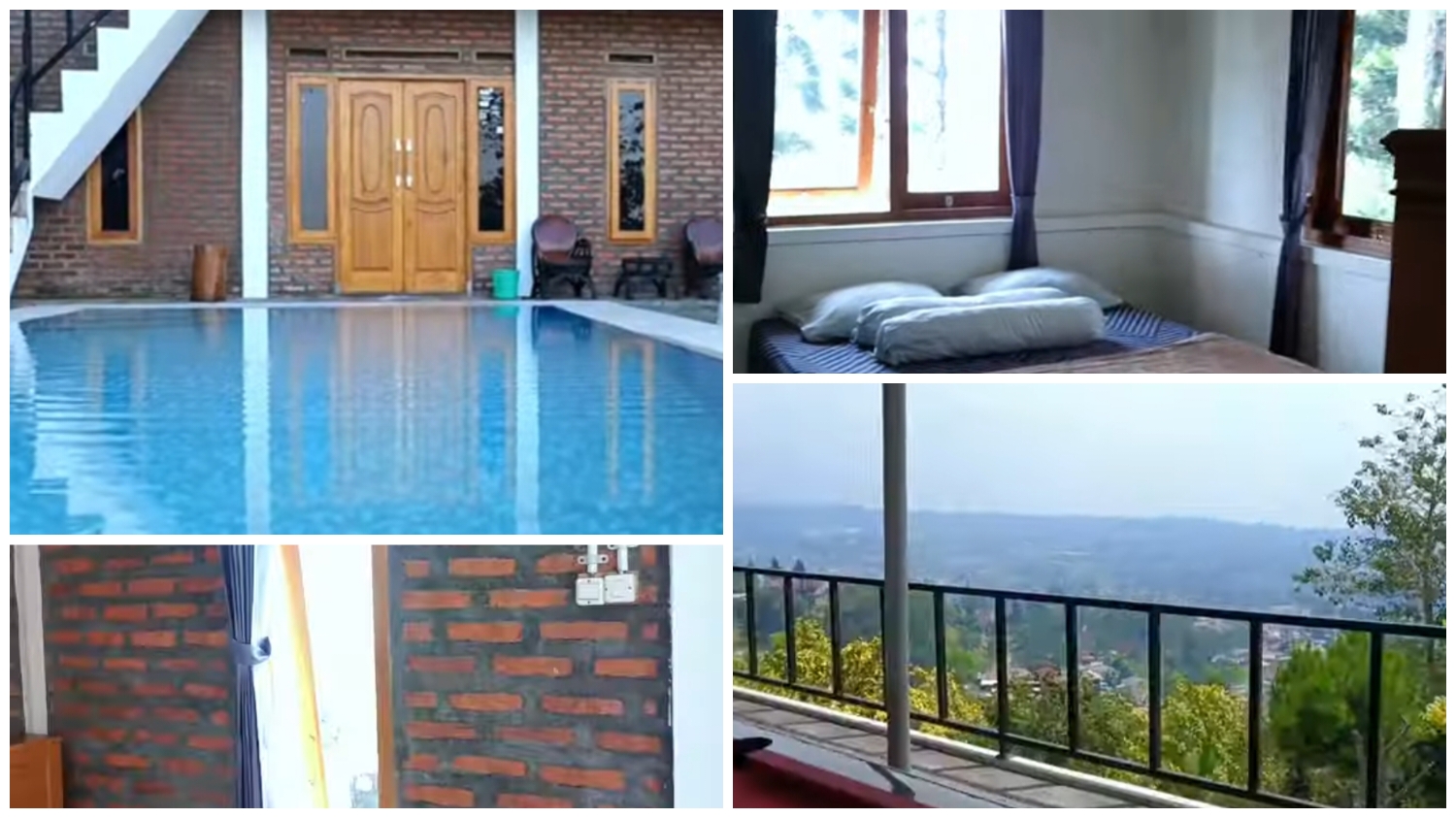 Villa Amerta penginapan dengan the best views di Bogor.