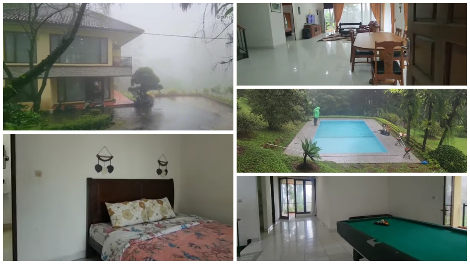 Villa Kaca penginapan murah cocok untuk liburan bareng keluarga di Bogor.