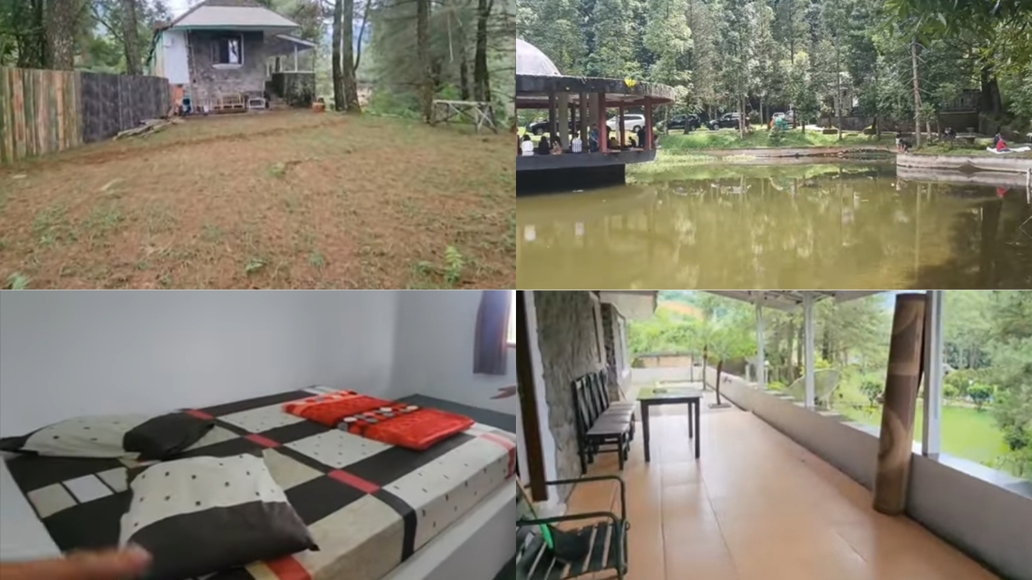 Penginapan yang udaranya sejuk bisa mancing juga di Villa Hijau Puncak Bogor.