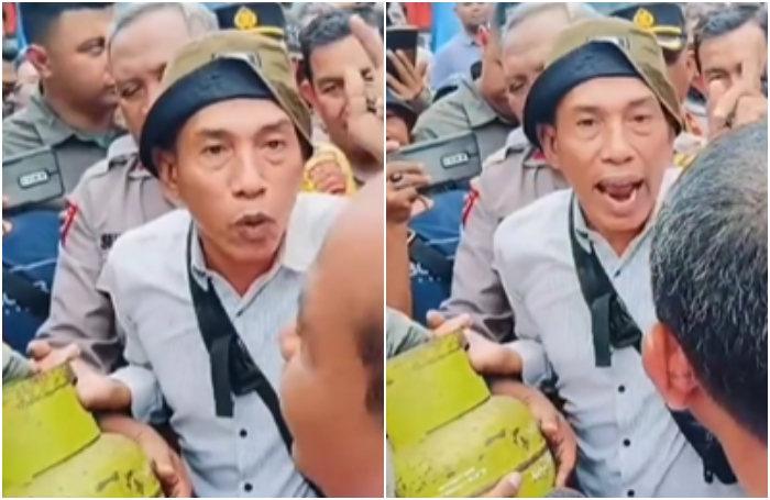 Momen warga protes langsung ke Menteri ESDM Bahlil Lahadalia viral di media sosial.