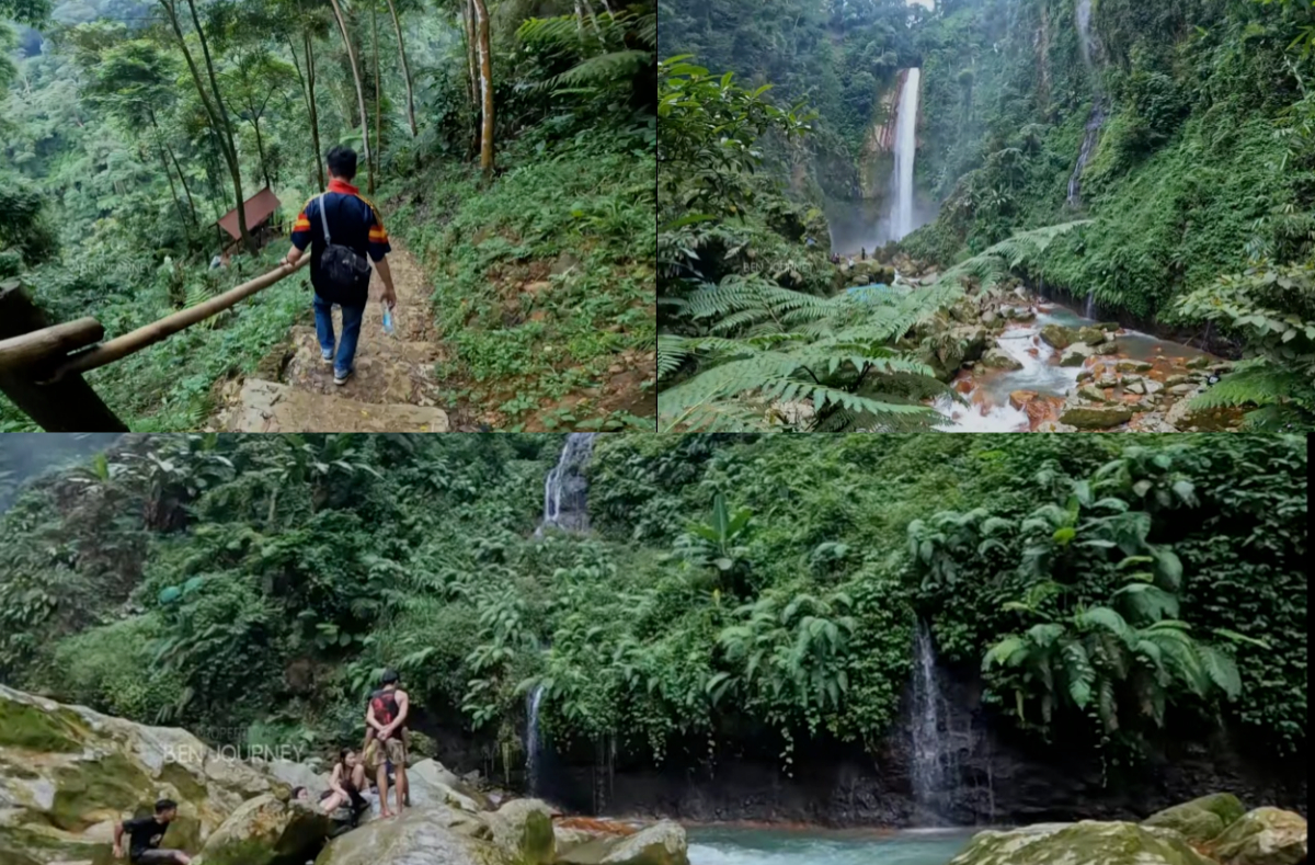 Suasana di Curug Seribu.