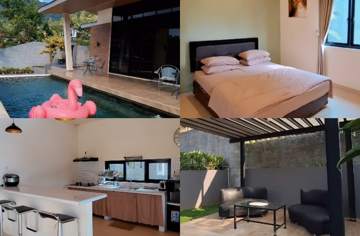 Beberapa fasilitas di Potsa Villas Puncak.