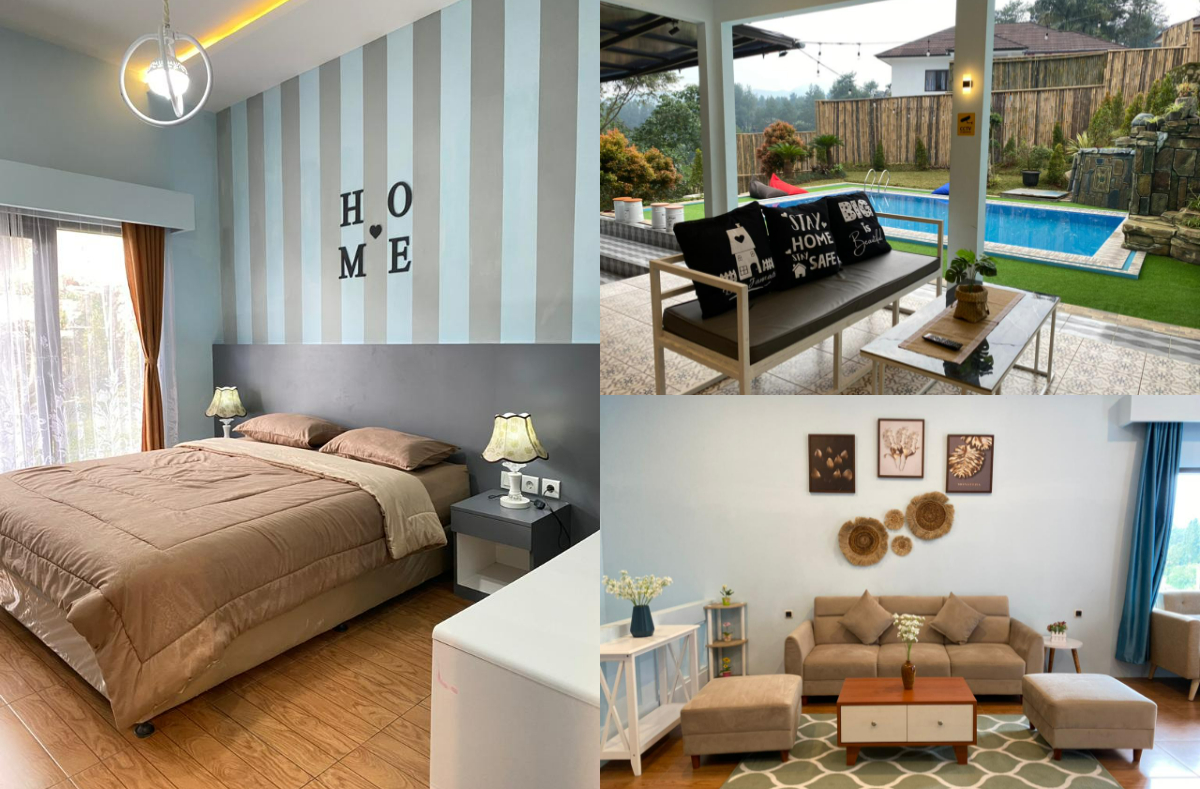 Kawasan Villa Meilody Jek Space Bogor pilihan nyaman untuk menginap.