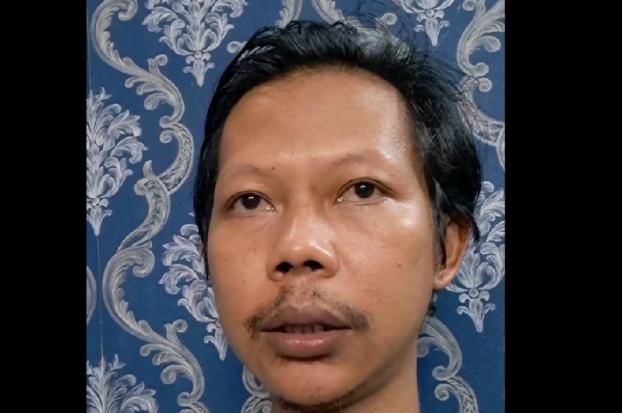 Bendahara KNPI Kecamatan Rancabungur, Kabupaten Bogor, Didik Ruyatman saat menceritakan pengalamannya dicegat Matel di jalan.