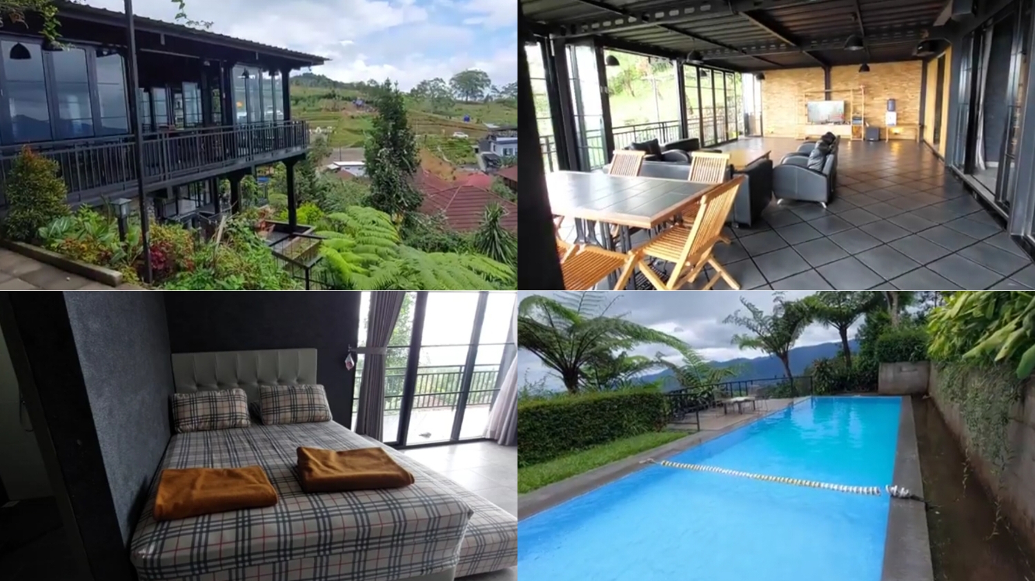 Penginapan dengan view pegunungan di Villa Bumina Ayi 5 Bogor.