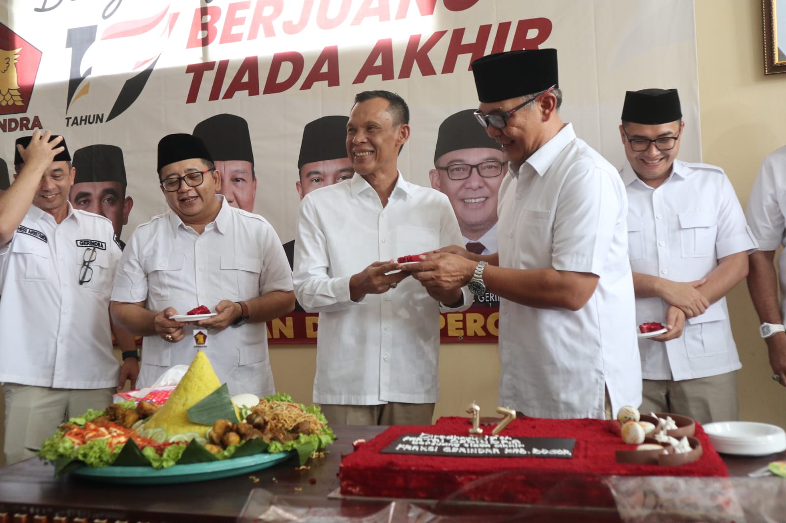 Wakil Bupati Bogor hadiri HUT Gerindra Kabupaten Bogor.