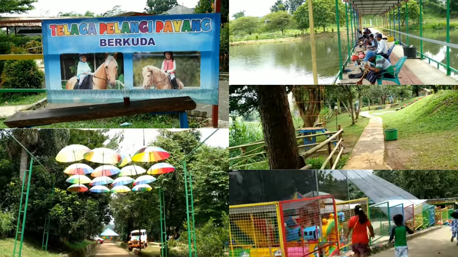 Destinasi wisata murah meriah di Bogor Telaga Pelangi Payang.