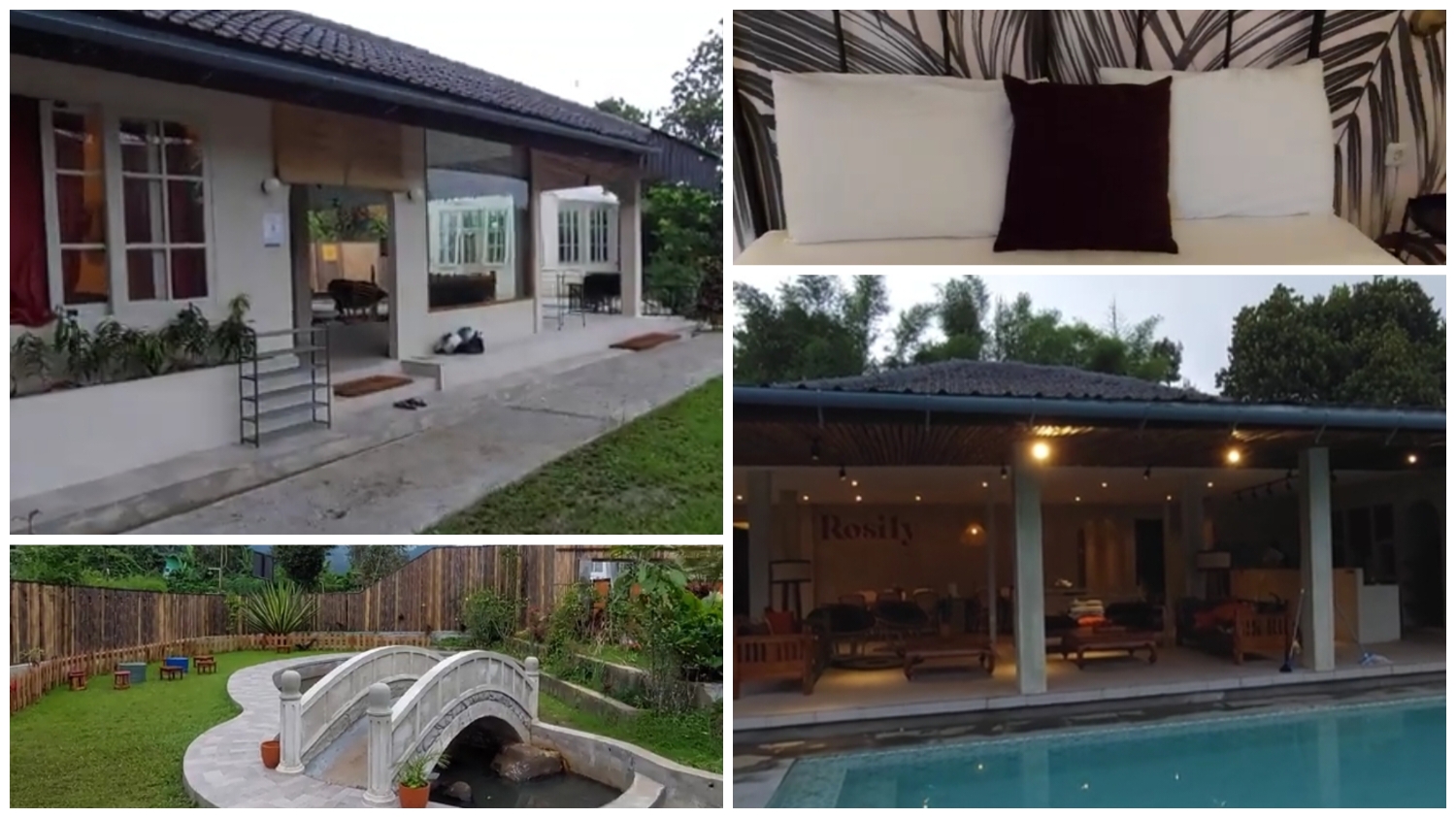 Kawasan Villa Rone Bogor penginapan dengan private pool.