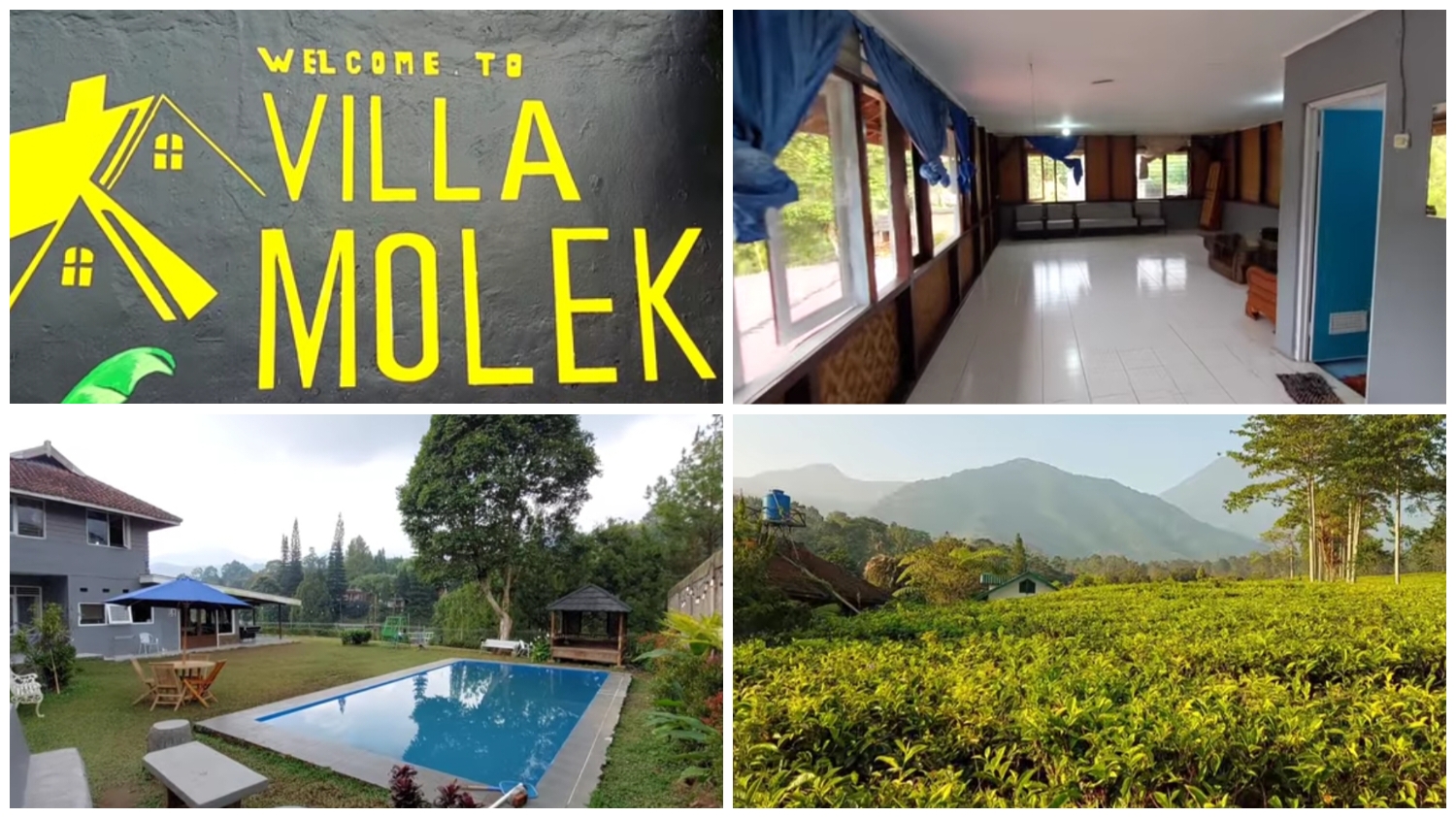 Villa Molek pilihan tepat untuk staycation keluarga di Bogor.