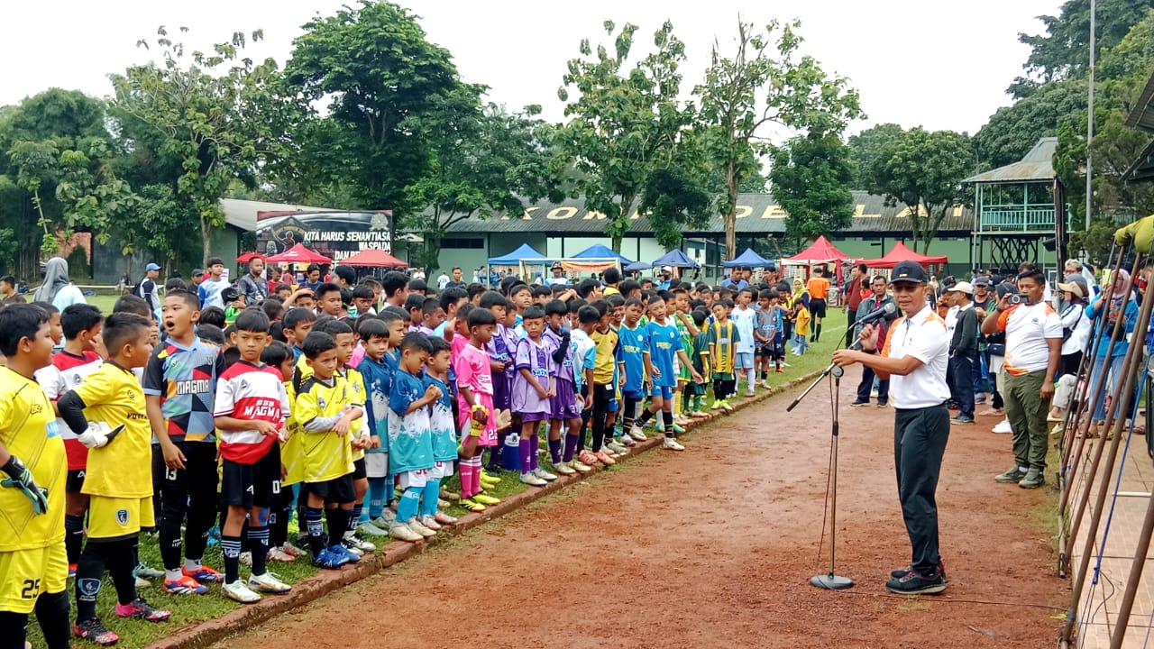 Turnamen Danpusdikzi Cup 2025 Bogor yang berlangsung Sabtu dan Minggu  (8-9/2/2025).