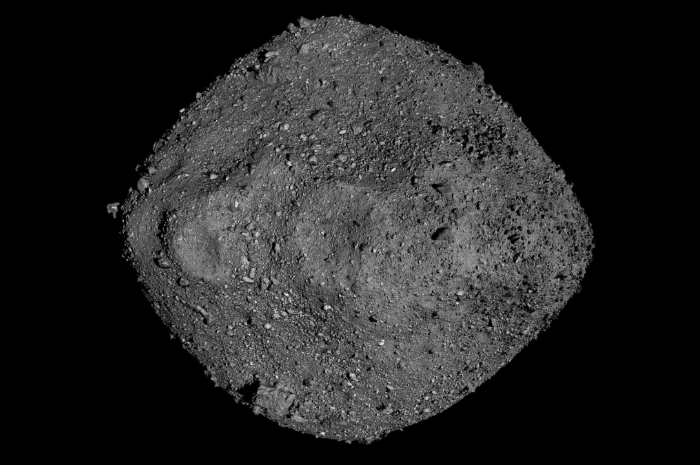 Ilustrasi Asteroid Bennu yang terancam menabrak bumi