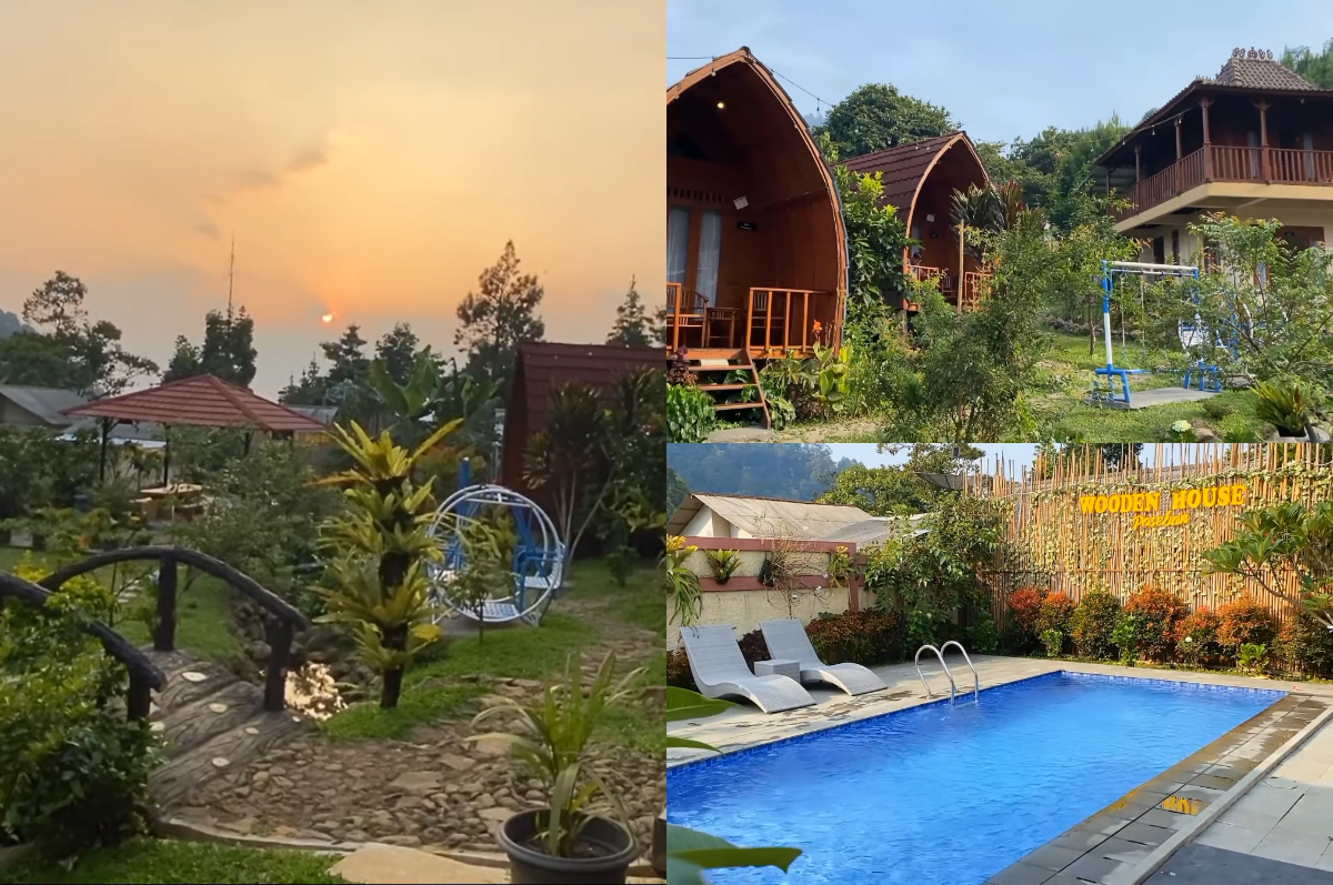 Suasana di Wooden House Paseban.