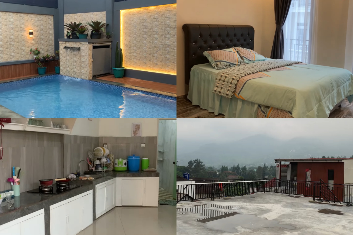 Villa Oscar Family, rekomendasi staycation di Puncak, Bogor.