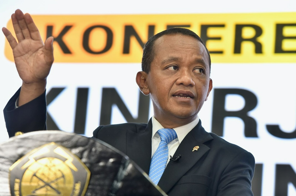 Menteri ESDM Bahlil Lahadalia.