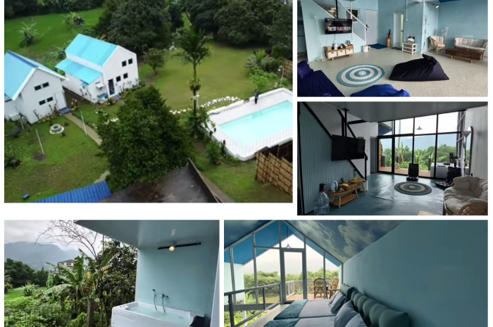Suasana RumaMamah Glamping by Villa Fajar Puncak Bogor.