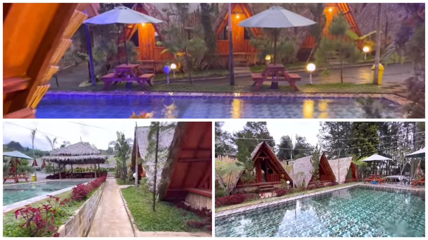Villa DGYP 5 Ciater penginapan murah dengan nuansa kayu di Subang.