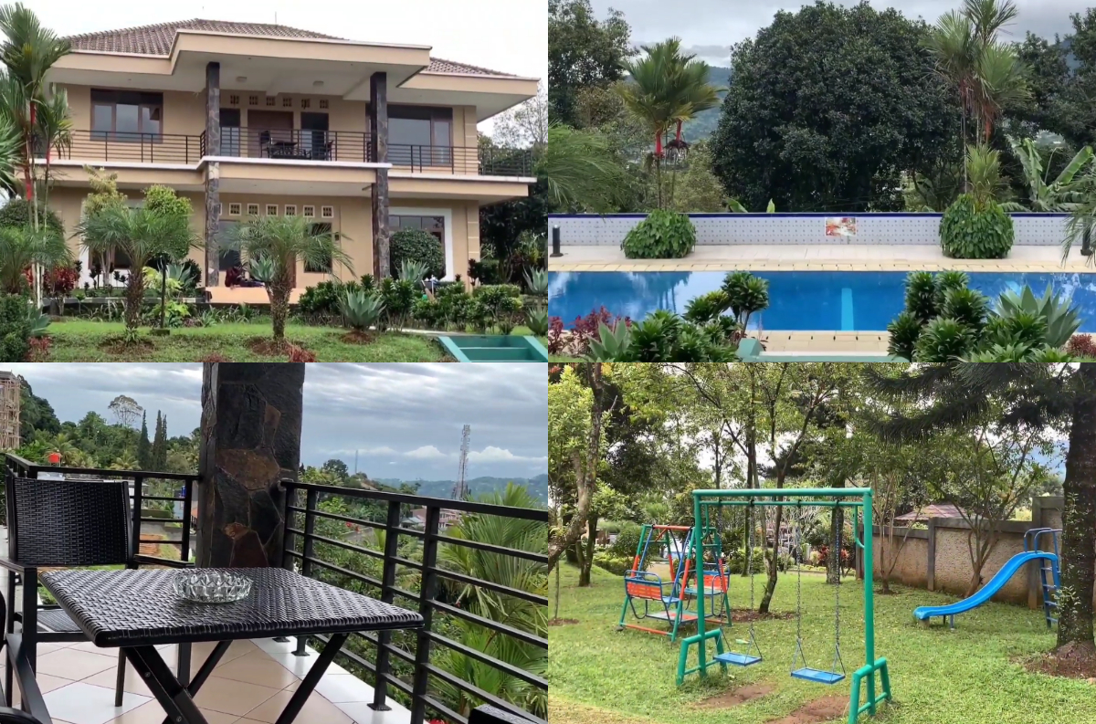 Villa Al Ahlam, pilihan tepat untuk liburan di Puncak, Bogor. Nikmati fasilitas lengkap, kolam renang pribadi, BBQ, dan ruang yang luas untuk hingga 30 orang.