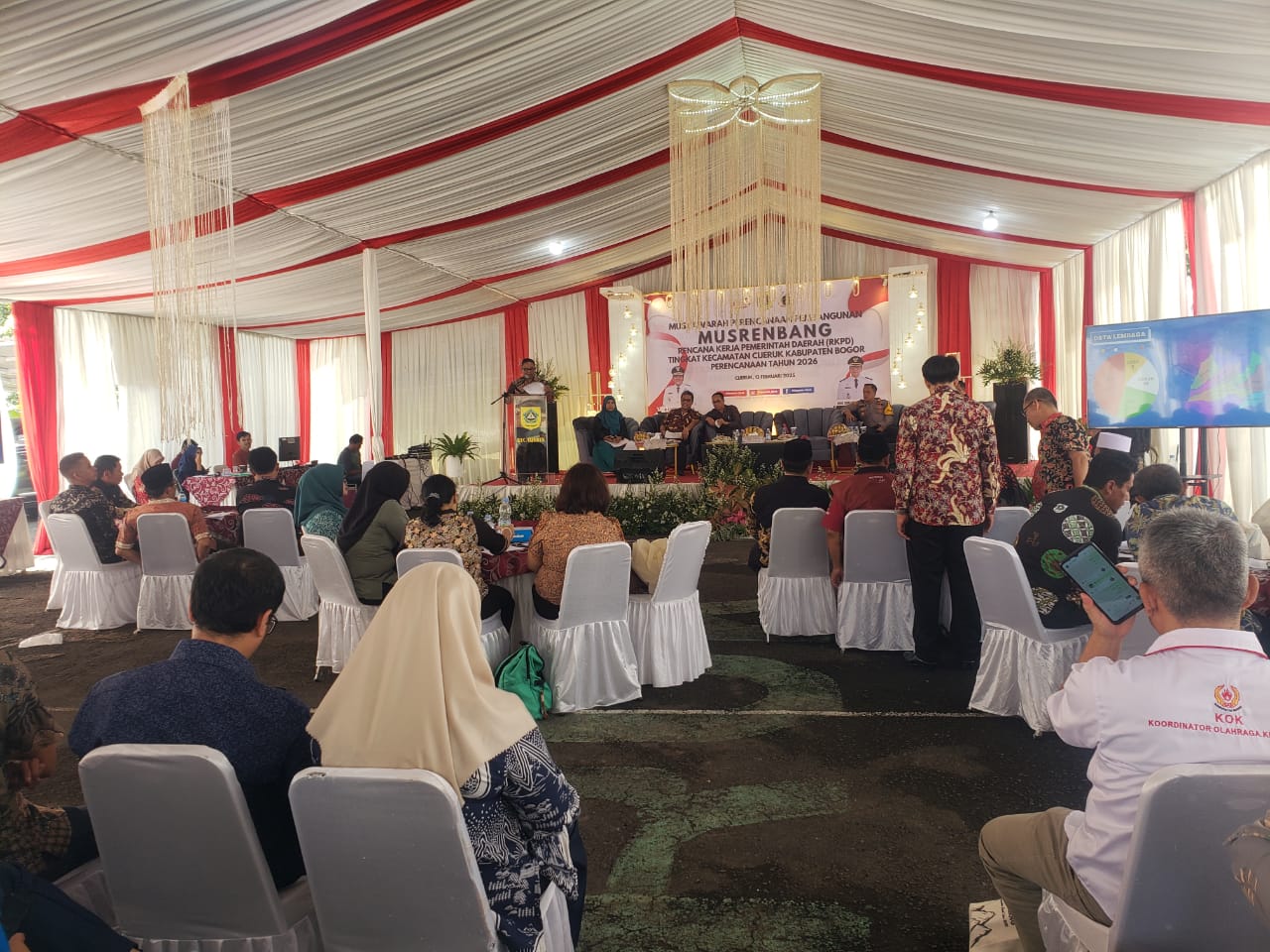 Musrenbang Kecamatan Cijeruk pada Kamis (13/2), membahas pengadaan lahan pembangunan SMPN 2 Cijeruk yang belum terealisasi.