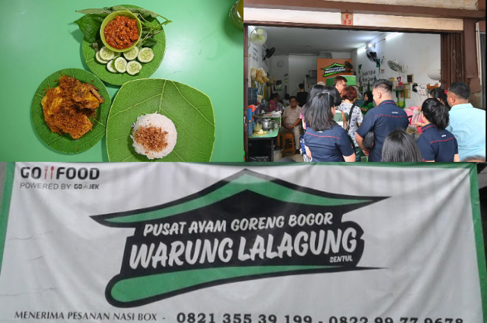 Warung Lalagung Pasar Bersih Sentul Bogor.