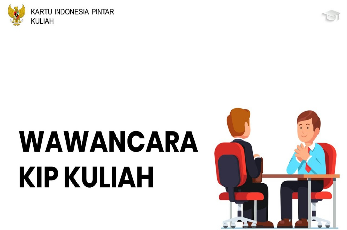 Ilustrasi wawancara beasiswa KIP kuliah.