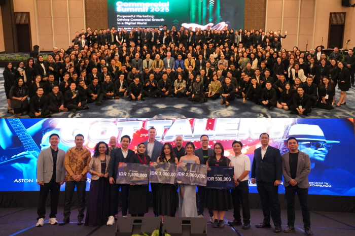 Para peserta Commercial Summit 2025 dan&nbsp;penerima penghargaan.&nbsp;