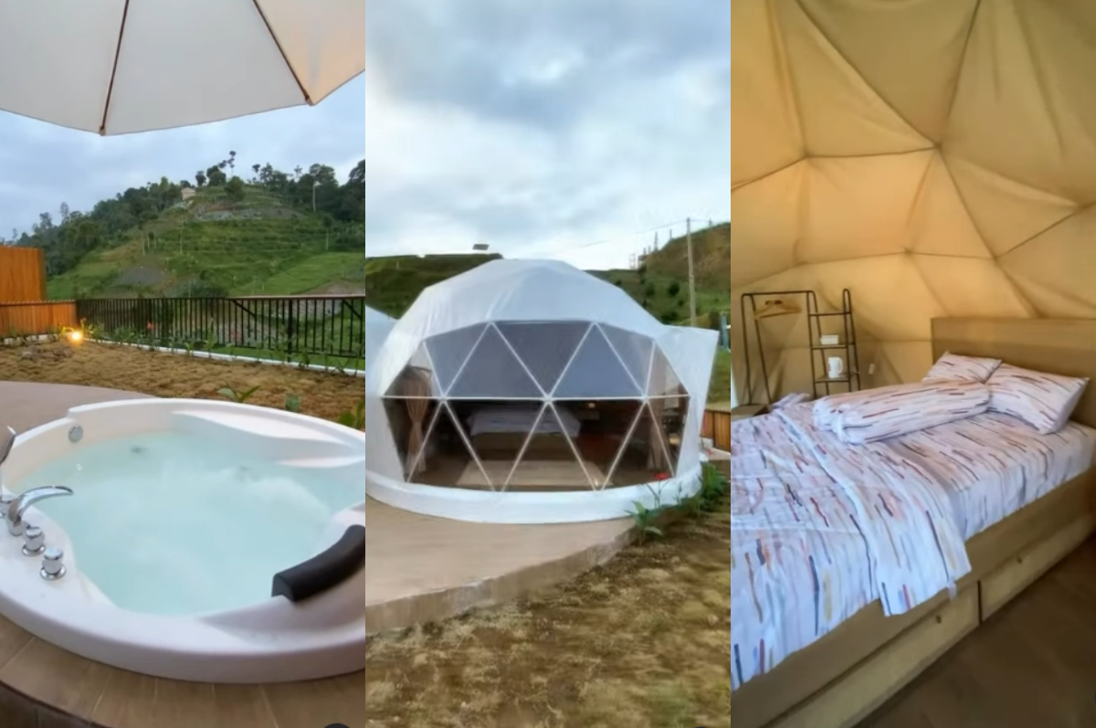 Hanara Private Glamping, cocok jadi tempat honey moon pengantin baru.
