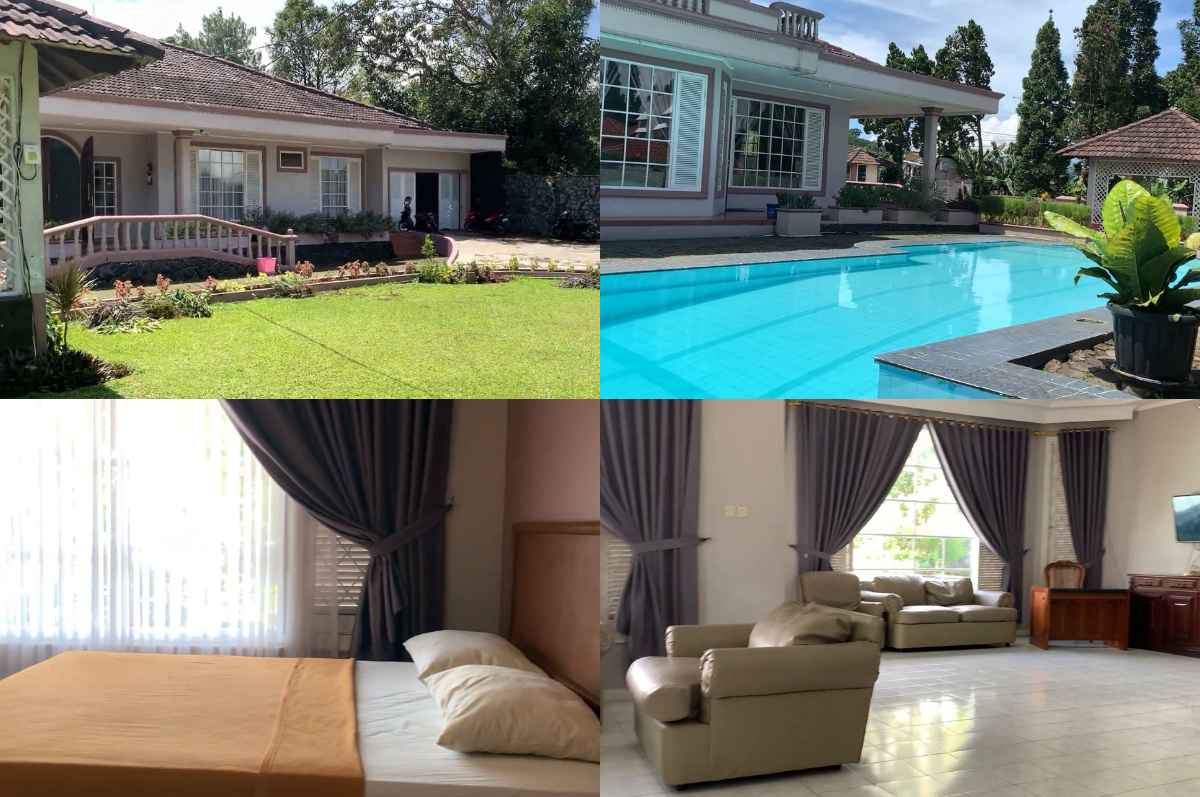Fasilitas di Villa Rodame Puncak.