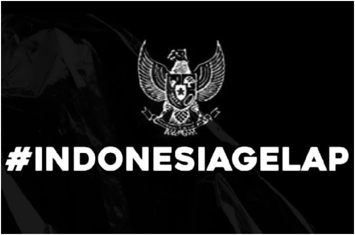 Tagar Indonesia Gelap trending di X atau Twitter hari ini Senin (17/2/2025).