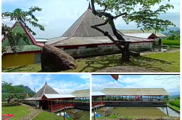 Suasana Spot Ngopi Hidden Gem Bogor, Saung Bahagia.