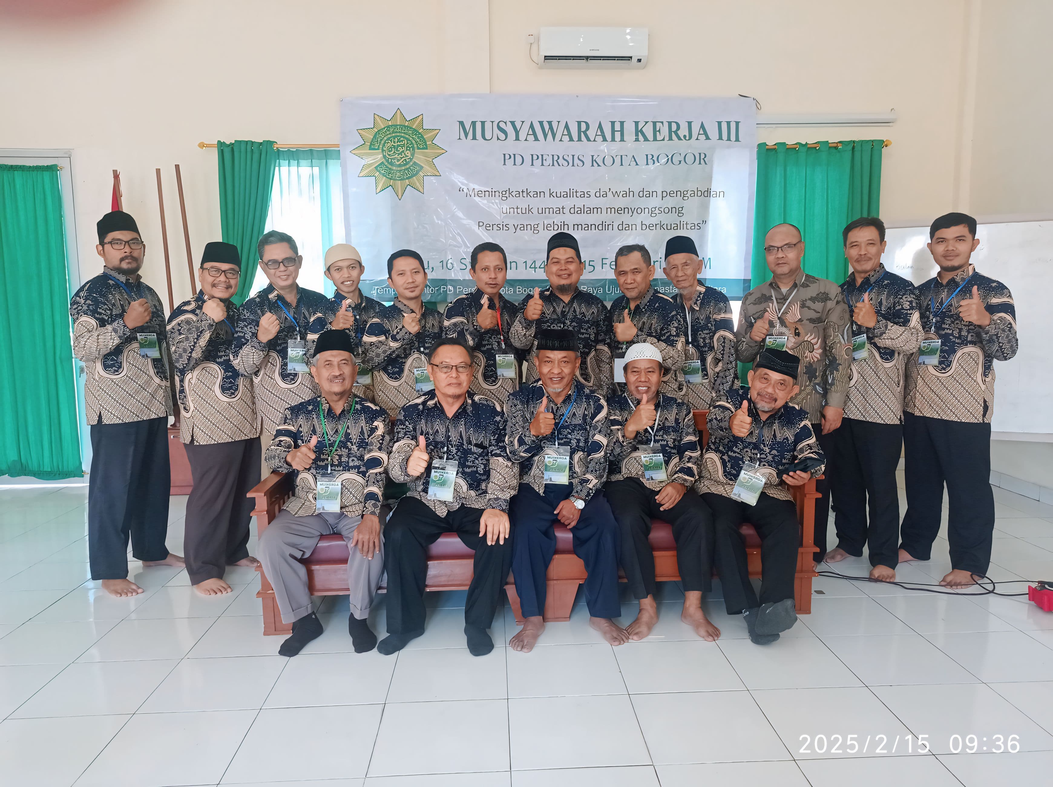 PD Persis Kota Bogor menggelar Muskerda III.