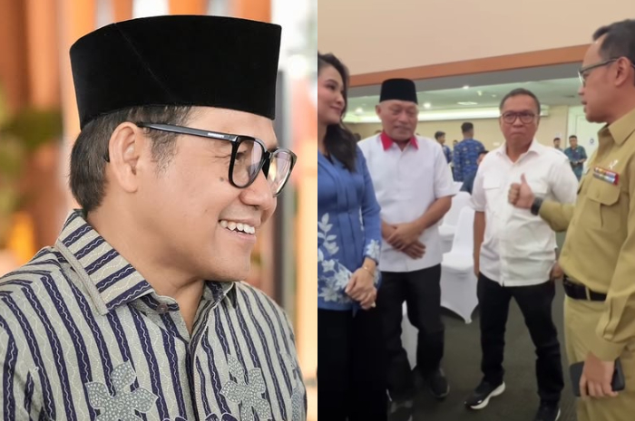 Menko PM Muhaimin Iskandar (foto kiri) /&nbsp;Wamendagri Bima Arya saat berdialog dengan para kepala daerah terpilih.