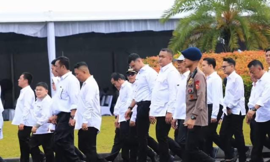Bupati Bogor terpilih Rudy Susmanto dan wakilnya Ade Ruhandi atau Jaro Ade saat mengikuti pelatihan jelang pelantikan.